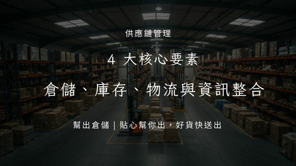 倉儲庫存物流與資訊整合